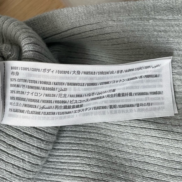 Abercrombie & Fitch Ribbed Sweater Double Slit Midi Skirt - 47063 - Picture 10 of 13